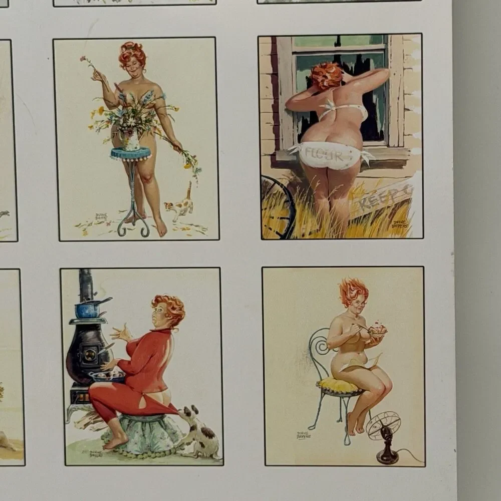 Hilde Pinup Girl Duane Bryers 12 Month 2018 Calendar Vintage Style Plus Size